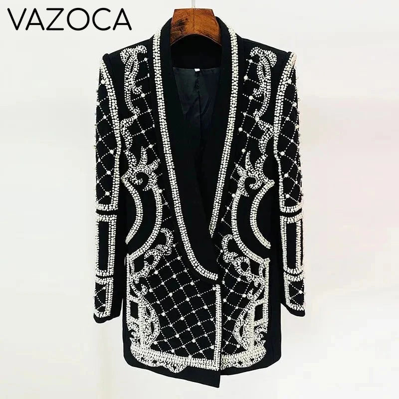 Luxurious Pearl Blazer/Dress