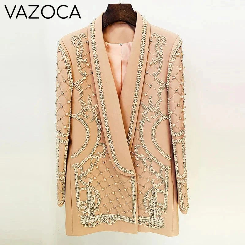 Luxurious Pearl Blazer/Dress
