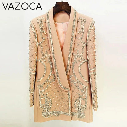 Luxurious Pearl Blazer/Dress