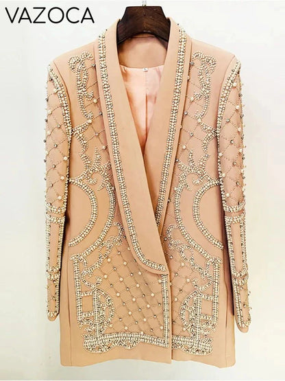 Luxurious Pearl Blazer/Dress