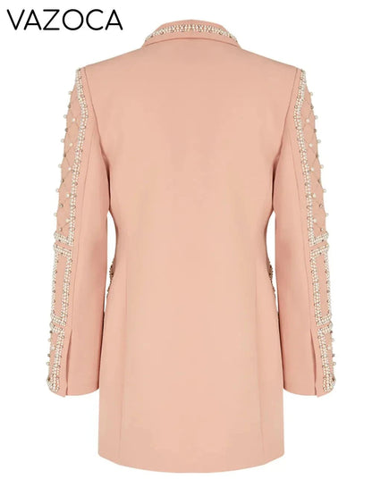 Luxurious Pearl Blazer/Dress