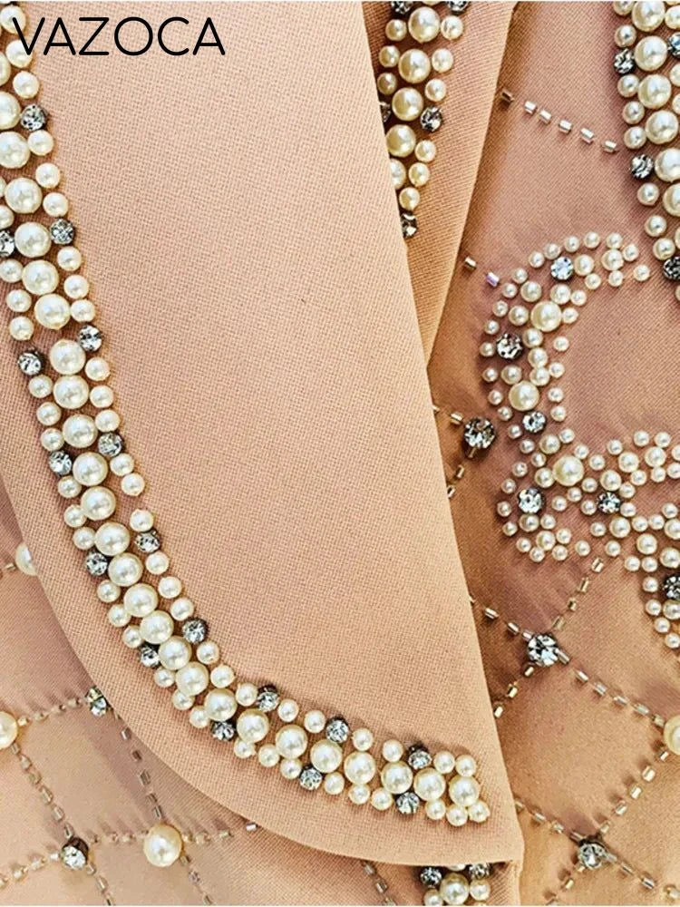 Luxurious Pearl Blazer/Dress
