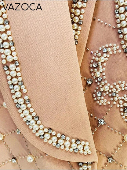 Luxurious Pearl Blazer/Dress