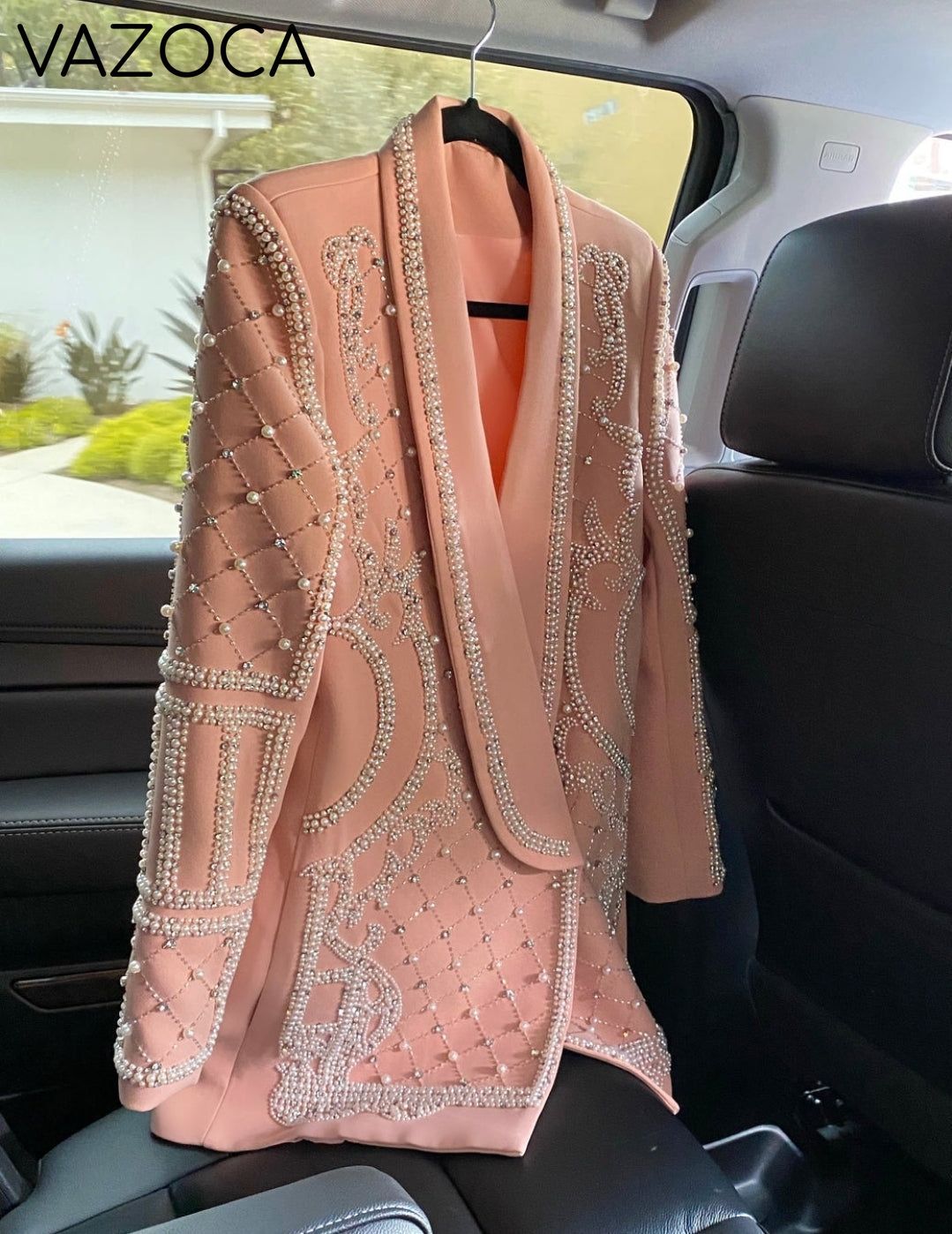 Luxurious Pearl Blazer/Dress