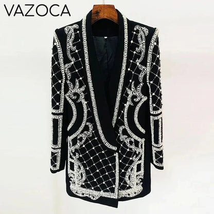 Luxurious Pearl Blazer/Dress