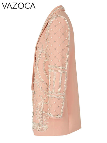 Luxurious Pearl Blazer/Dress