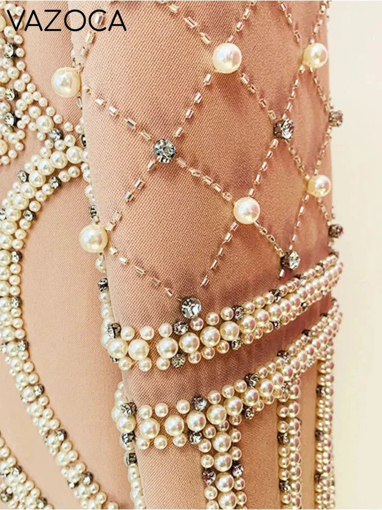 Luxurious Pearl Blazer/Dress