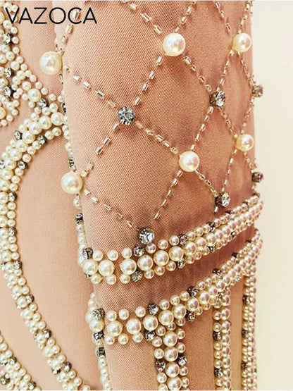 Luxurious Pearl Blazer/Dress