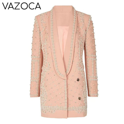 Luxurious Pearl Blazer/Dress