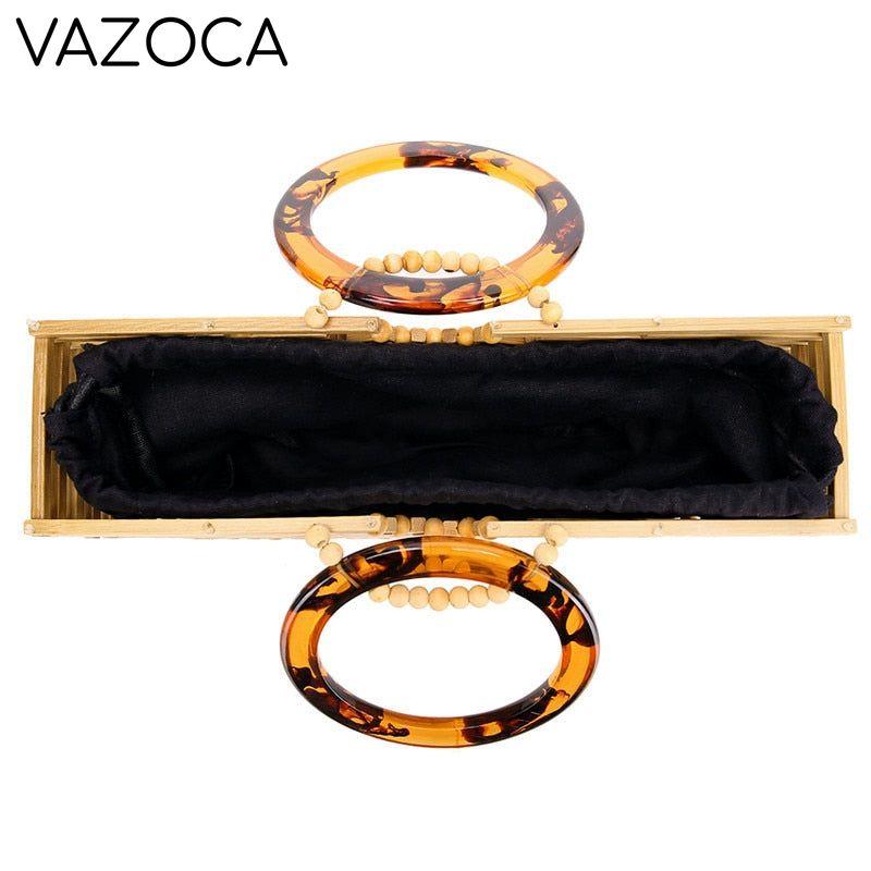 Luxury Bamboo Clutch Handbag