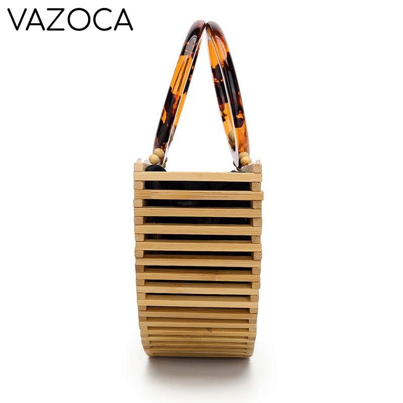 Luxury Bamboo Clutch Handbag