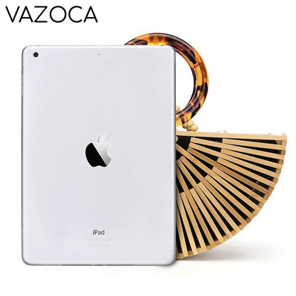 Luxury Bamboo Clutch Handbag