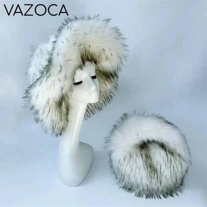 Luxury Fluffy Hat & Bag Set