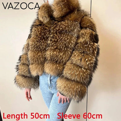 Luxury Furry Jacket sleeve60cm-collar