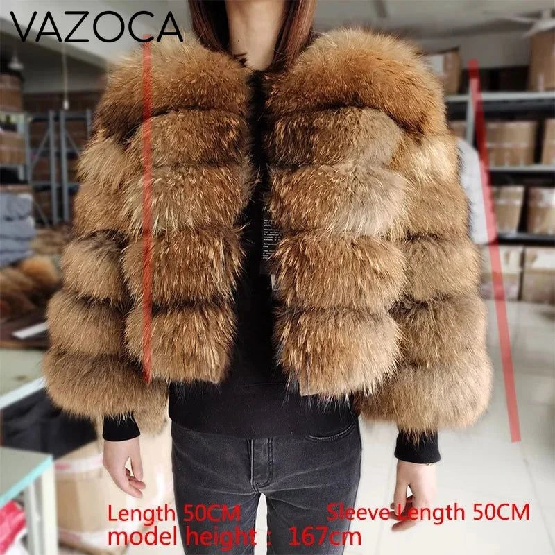 Luxury Furry Jacket sleeve50cm-2