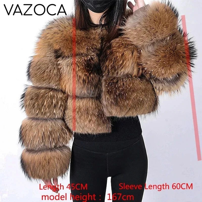 Luxury Furry Jacket sleeve 60cm-1