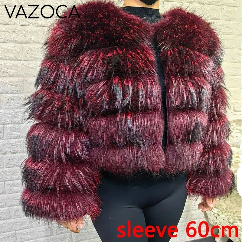 Luxury Furry Jacket sleeve 60cm-8