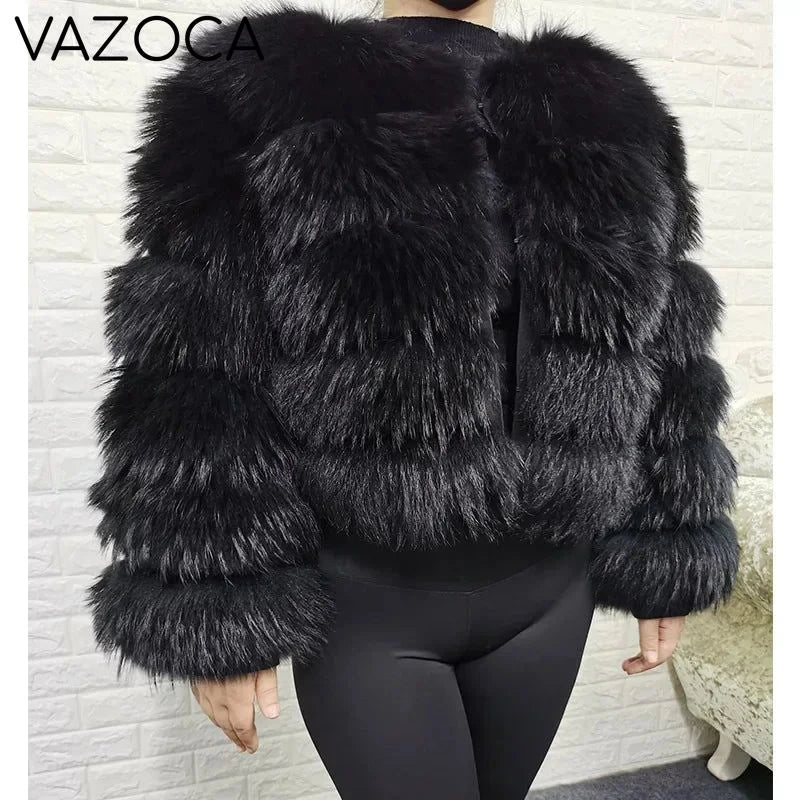 Luxury Furry Jacket sleeve 60cm-7