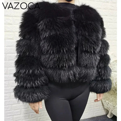 Luxury Furry Jacket sleeve 60cm-7