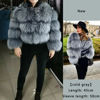 Luxury Furry Jacket sleeve50cm-5