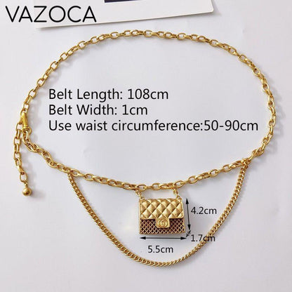 Luxury Mini Chain Belt Bag