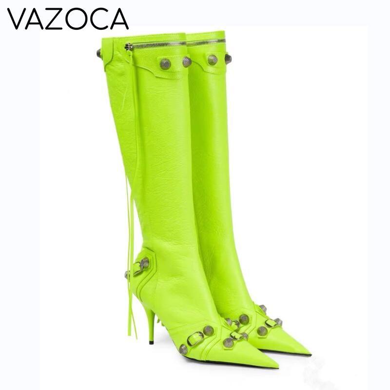 Luxury Pointed Toe Stiletto Boots