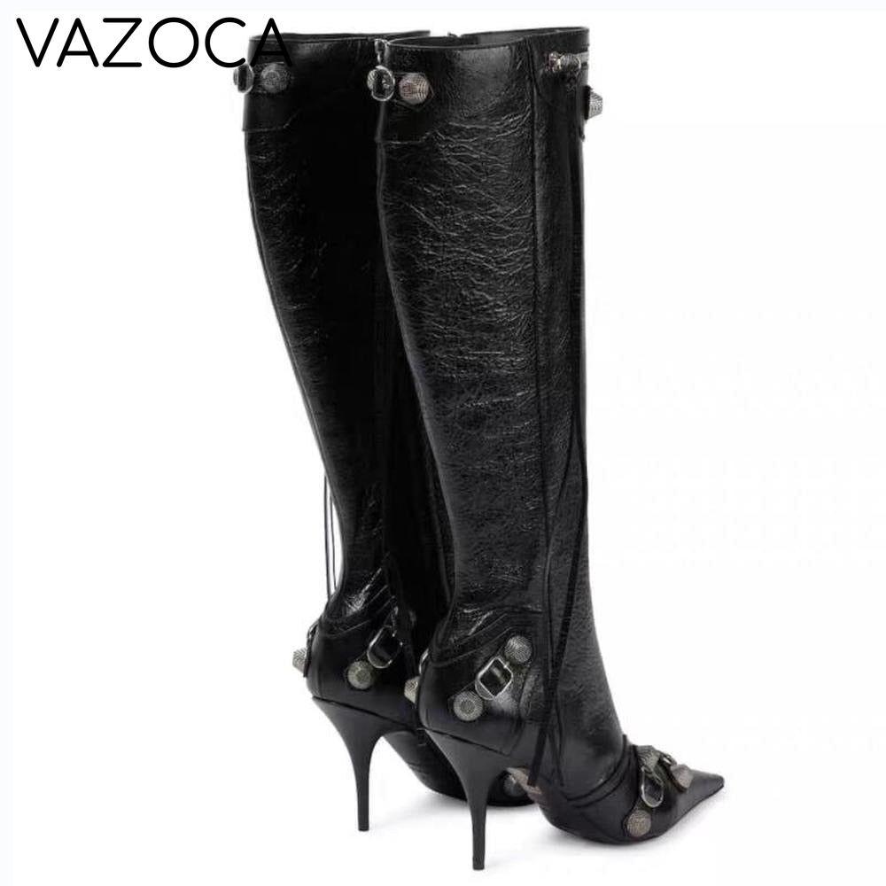 Luxury Pointed Toe Stiletto Boots