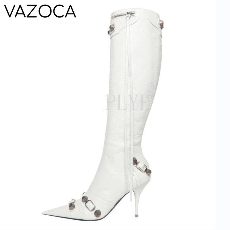 Luxury Pointed Toe Stiletto Boots