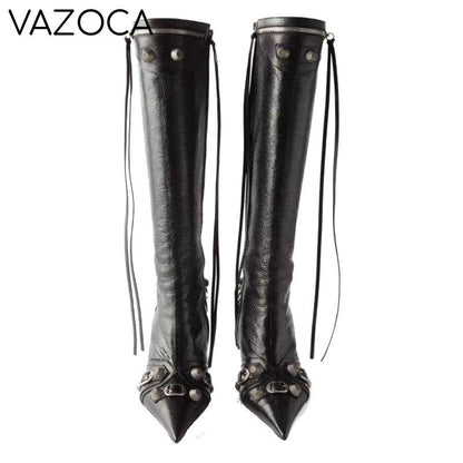 Luxury Pointed Toe Stiletto Boots