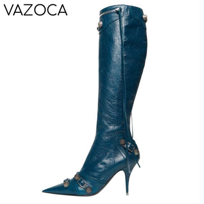 Luxury Pointed Toe Stiletto Boots