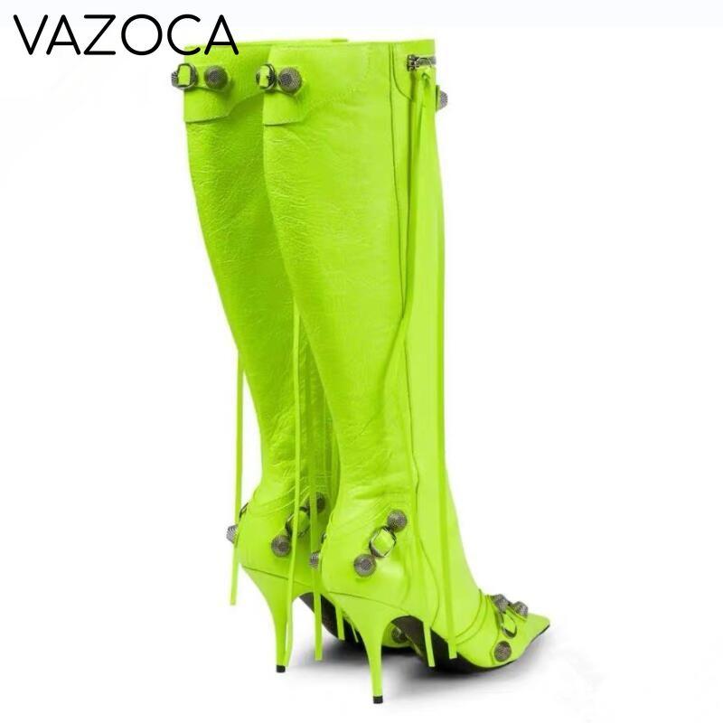 Luxury Pointed Toe Stiletto Boots