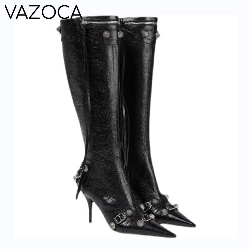 Luxury Pointed Toe Stiletto Boots