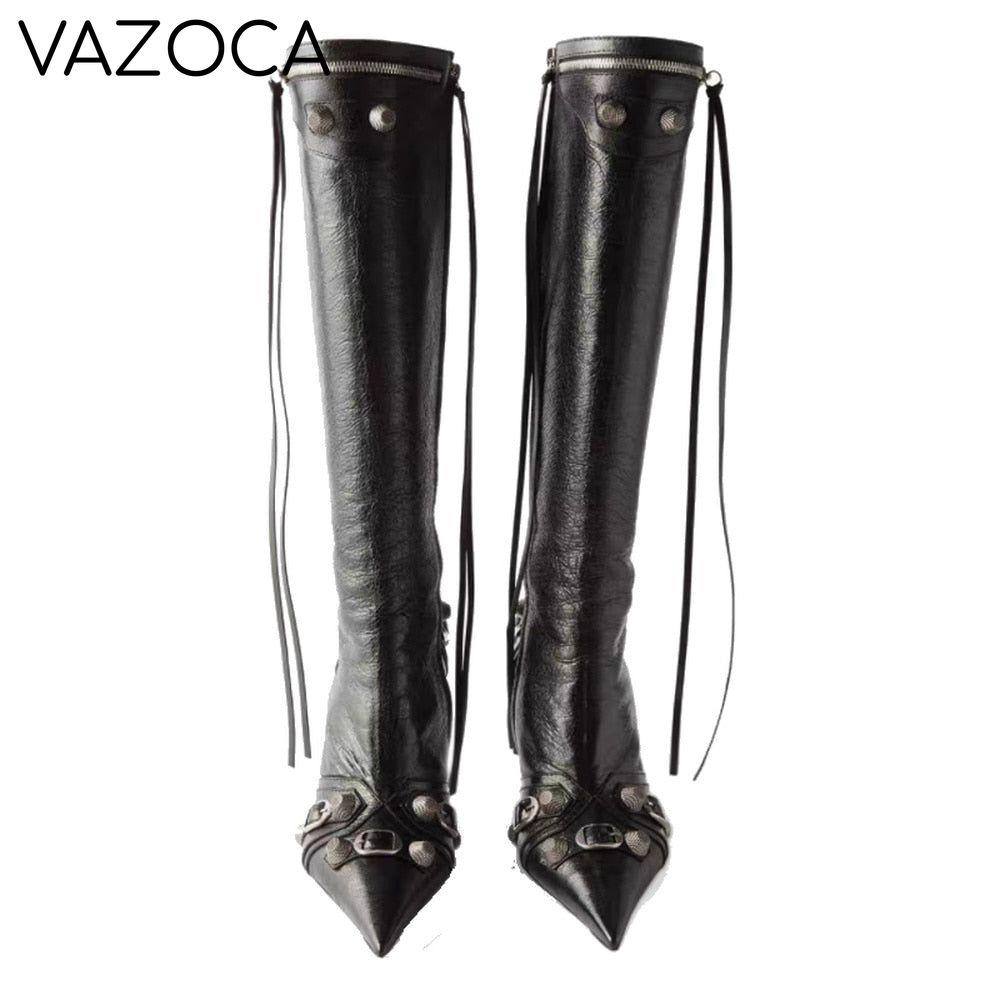 Luxury Pointed Toe Stiletto Boots