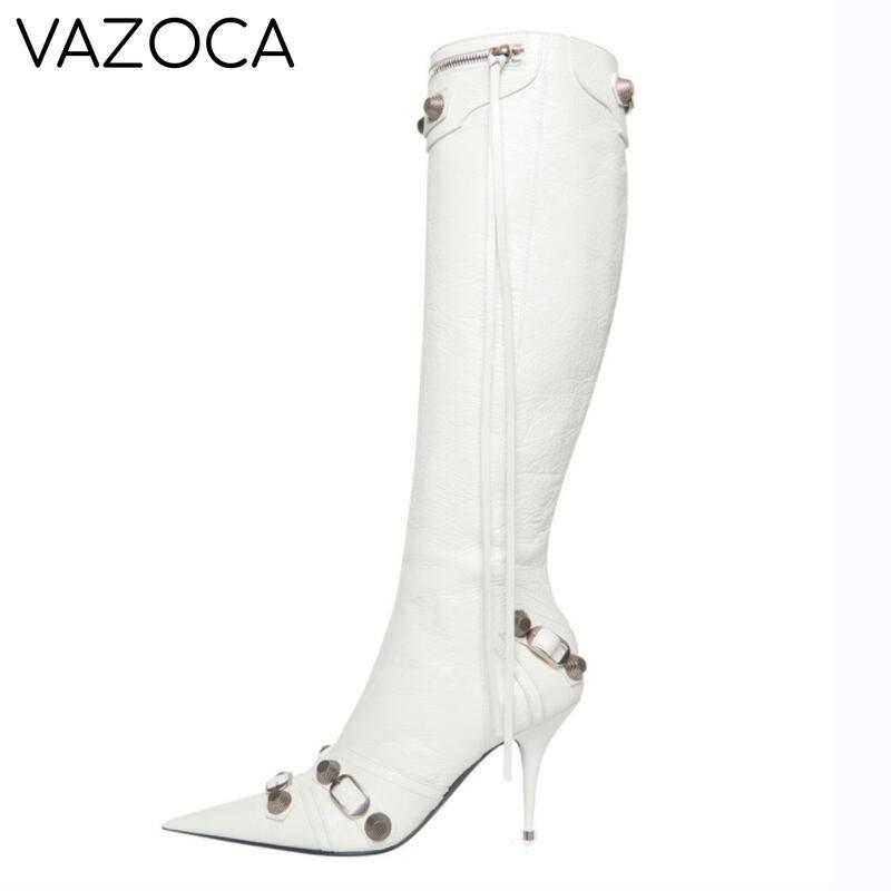 Luxury Pointed Toe Stiletto Boots