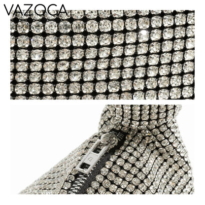 Luxury Rhinestones Knot Handbag