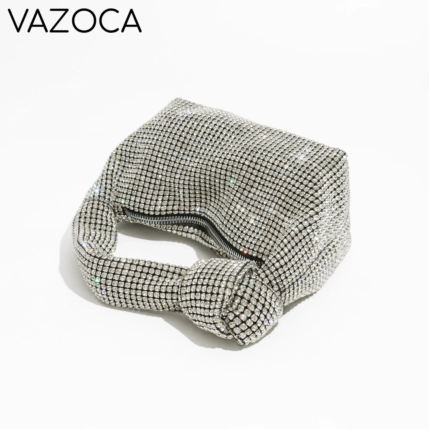 Luxury Rhinestones Knot Handbag