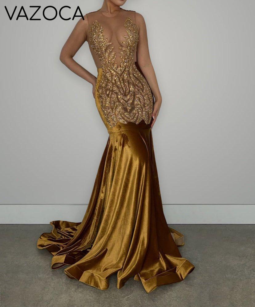 Luxury Velvet Mermaid Dress