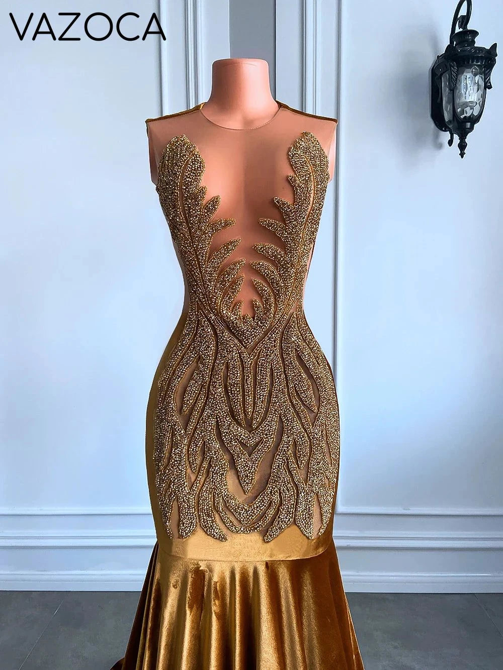 Luxury Velvet Mermaid Dress