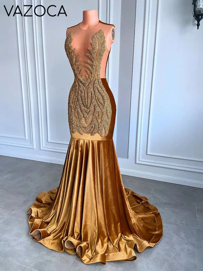 Luxury Velvet Mermaid Dress