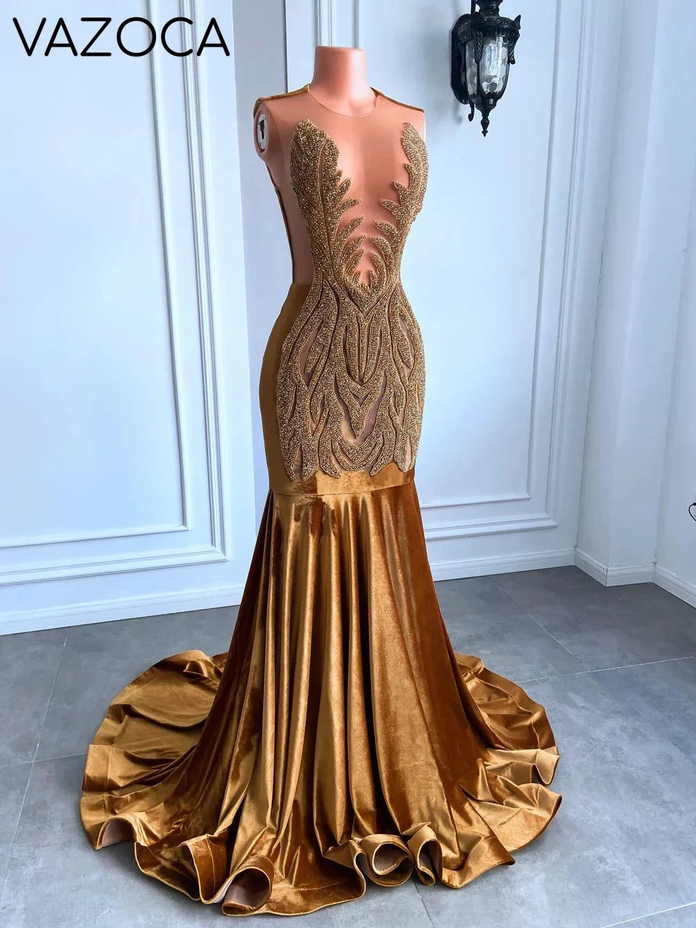 Luxury Velvet Mermaid Dress