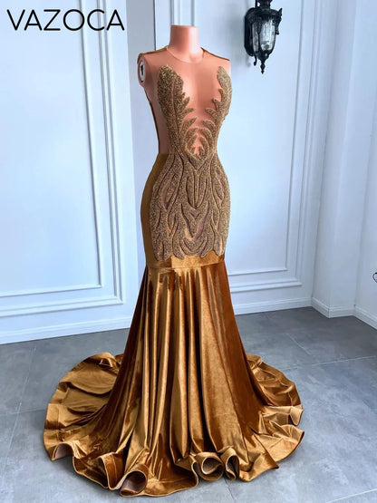 Luxury Velvet Mermaid Dress