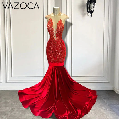 Luxury Velvet Mermaid Dress