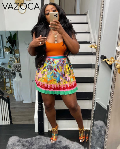 Luxury Vintage Skirt Set