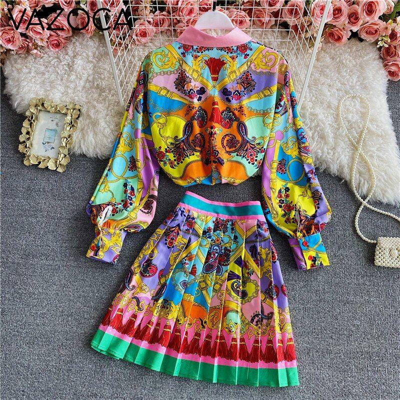 Luxury Vintage Skirt Set