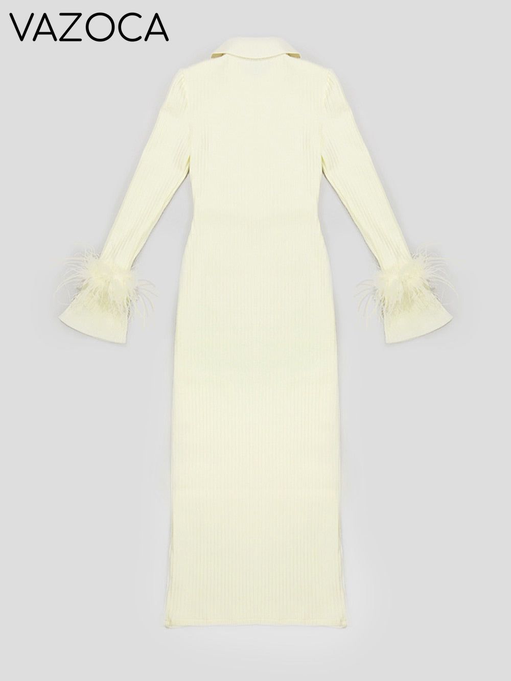 Maddy Feather Bandage Maxi Dress