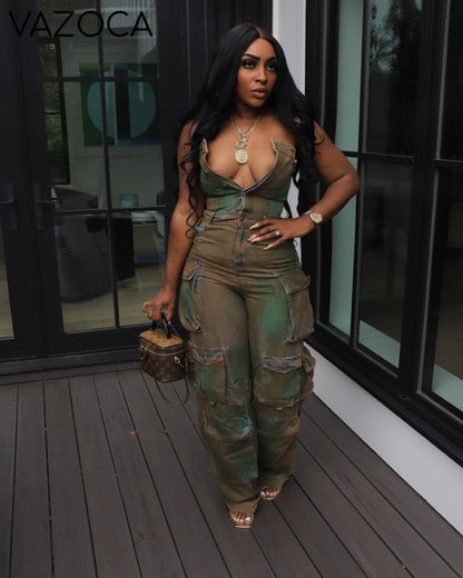 Malika Cargo Denim