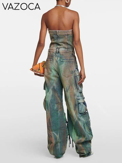 Malika Cargo Denim