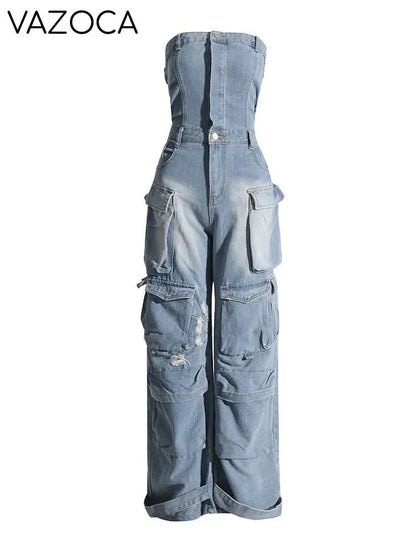 Malika Cargo Jumpsuit