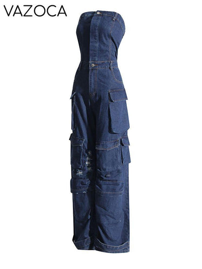 Malika Cargo Jumpsuit