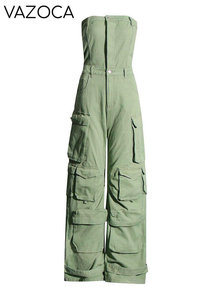 Malika Cargo Jumpsuit